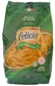 FELICIA kukuricné cestoviny Penne Rigate 500 g