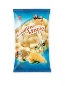 Kukuričné chrumky KLASIK bez soli 100 g
