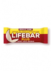 BIO Lifebar PLUS s ovocím a macou 47 g