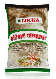 Ryžové cestoviny vretená LUCKA 300 g